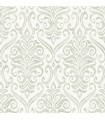 4148-27441 - Adavu Sage Damask Wallpaper-Printworks by Chesapeake