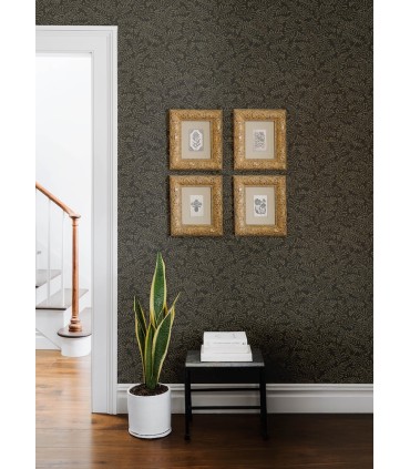 4148-27442 - Chrysantha Black Berry Branches Wallpaper-Printworks by Chesapeake