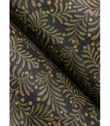 4148-27442 - Chrysantha Black Berry Branches Wallpaper-Printworks by Chesapeake