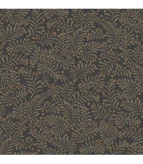 4148-27442 - Chrysantha Black Berry Branches Wallpaper-Printworks by Chesapeake