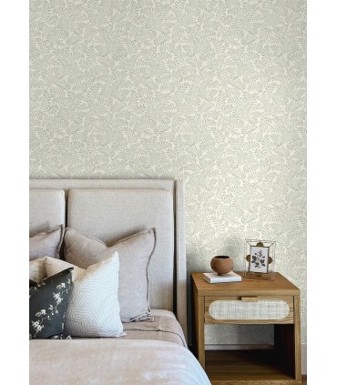 4148-27444 - Chrysantha Sage Berry Branches Wallpaper-Printworks by Chesapeake