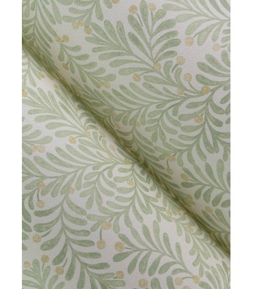 4148-27444 - Chrysantha Sage Berry Branches Wallpaper-Printworks by Chesapeake