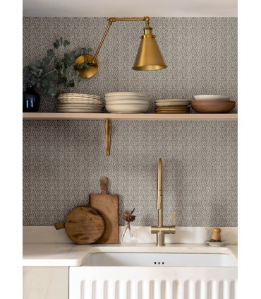 4148-27468 - Coleus Charcoal Leaves Wallpaper-Printworks by Chesapeake