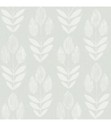 4148-27475 - Garland Aqua Block Tulip Wallpaper-Printworks by Chesapeake
