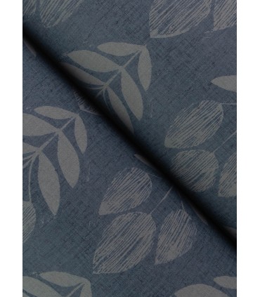 4148-27473 - Garland Denim Block Tulip Wallpaper-Printworks by Chesapeake