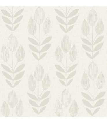 4148-27476 - Garland Light Grey Block Tulip Wallpaper-Printworks by Chesapeake