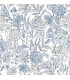 4148-27414 - Goldfinch Blue Birds and Blooms Wallpaper-Printworks by Chesapeake