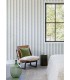 4148-27428 - Mandevilla Blue Vine Stripe Wallpaper-Printworks by Chesapeake