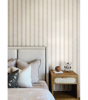4148-27430 - Mandevilla Honey Vine Stripe Wallpaper-Printworks by Chesapeake