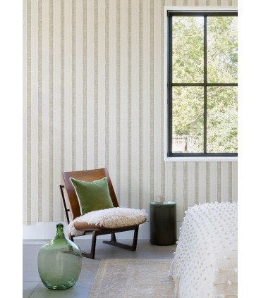 4148-27430 - Mandevilla Honey Vine Stripe Wallpaper-Printworks by Chesapeake