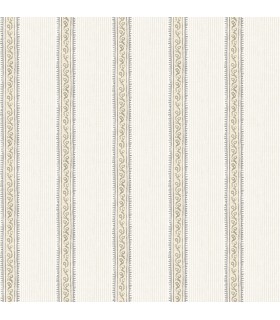 4148-27430 - Mandevilla Honey Vine Stripe Wallpaper-Printworks by Chesapeake