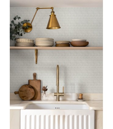 4148-27466 - Nabi Aqua Geometric Wallpaper-Printworks by Chesapeake