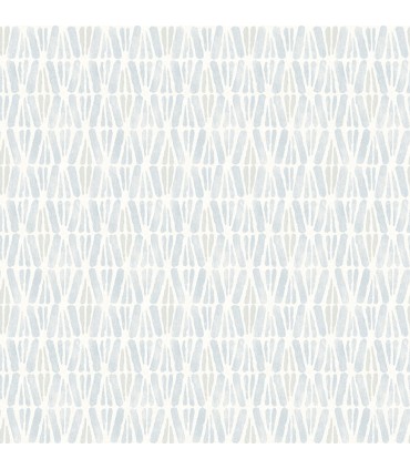 4148-27467 - Nabi Light Blue Geometric Wallpaper-Printworks by Chesapeake