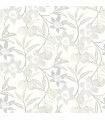 4148-27450 - Passiflora Grey Fruit and Floral Wallpaper-Printworks by Chesapeake