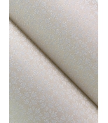 4148-27453 - Phlox Beige Floral Stamp Wallpaper-Printworks by Chesapeake