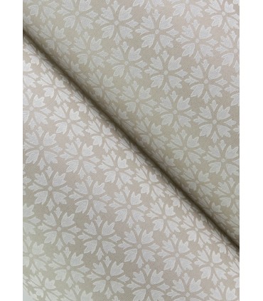 4148-27454 - Phlox Grey Floral Stamp Wallpaper-Printworks by Chesapeake