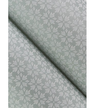4148-27452 - Phlox Light Blue Floral Stamp Wallpaper-Printworks by Chesapeake