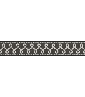 4148-14504 - Scalloped Ribbon Black Trim Wall Border-Printworks by Chesapeake