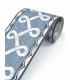 4148-14505 - Scalloped Ribbon Blue Trim Wall Border-Printworks by Chesapeake