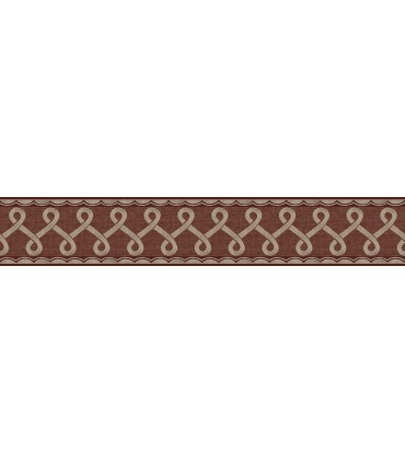 4148-14506 - Scalloped Ribbon Red Trim Wall Border-Printworks by Chesapeake