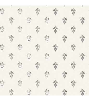 4148-27457 - Surdiva Ivory Floral Fan Wallpaper-Printworks by Chesapeake