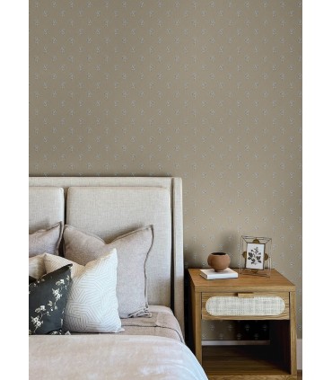 4148-27460 - Surdiva Stone Floral Fan Wallpaper-Printworks by Chesapeake