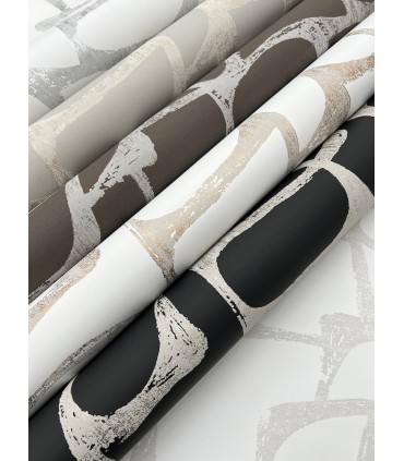 DF3352 - Craftsman Geometric Black Wallpaper-Decadence 2