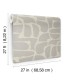 DF3354 - Craftsman Geometric Taupe Wallpaper-Decadence 2