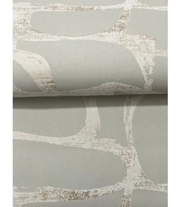 DF3354 - Craftsman Geometric Taupe Wallpaper-Decadence 2