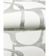 DF3356 - Craftsman Geometric White and Silver Wallpaper-Decadence 2