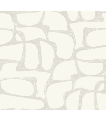 DF3353 - Craftsman Geometric White and Soft Grey Wallpaper-Decadence 2