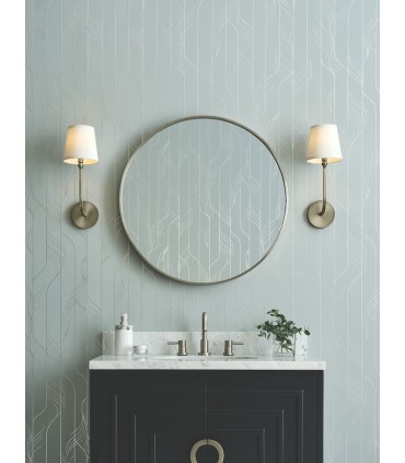 DF3304 - Elemental Thread Blue and Silver Wallpaper-Decadence 2