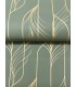 DF3306 - Elemental Thread Green and Gold Wallpaper-Decadence 2