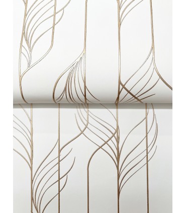 DF3301 - Elemental Thread White & Gold Wallpaper-Decadence 2