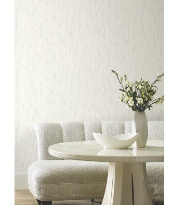 DF3365 - Flowing White Wallpaper-Decadence 2