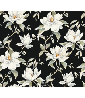 DF3313 - Garden Jewels Black Wallpaper-Decadence 2