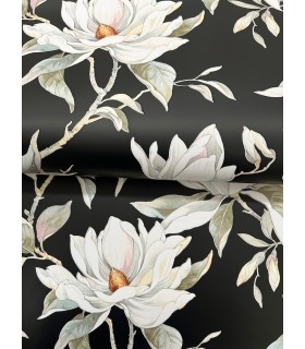 DF3313 - Garden Jewels Black Wallpaper-Decadence 2