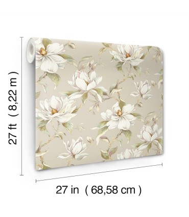 DF3312 - Garden Jewels Linen Wallpaper-Decadence 2