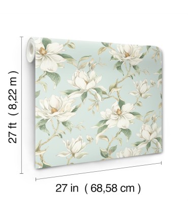 DF3315 - Garden Jewels Spa Wallpaper-Decadence 2