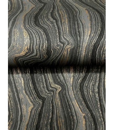 DF3326 - Mineral Shimmer Black & Gold Wallpaper-Decadence 2