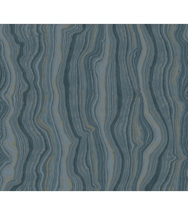 DF3321 - Mineral Shimmer Denim & Gold Wallpaper-Decadence 2