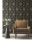 DF3371 - Pirouette Black & Gold Wallpaper-Decadence 2
