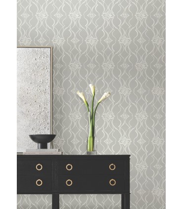 DF3374 - Pirouette Grey Wallpaper-Decadence 2