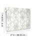 DF3373 - Pirouette White & Silver Wallpaper-Decadence 2
