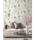 DF3342 - Spring Whispers Charcoal Wallpaper-Decadence 2