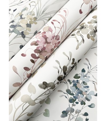 DF3342 - Spring Whispers Charcoal Wallpaper-Decadence 2