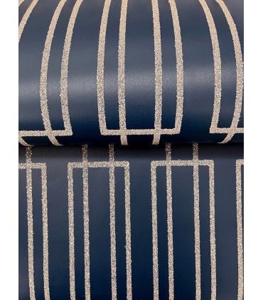 DF3329 - Terrace Navy Wallpaper-Decadence 2