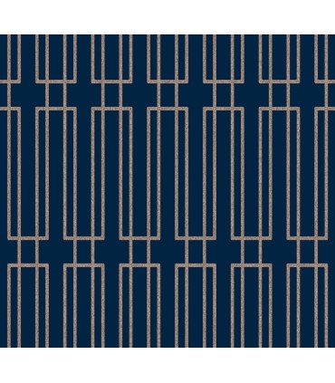 DF3329 - Terrace Navy Wallpaper-Decadence 2