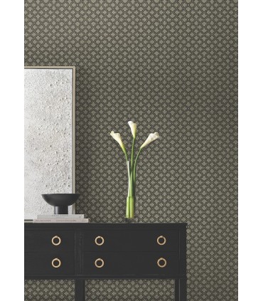 DF3336 - Uptown Glam Black & Gold Wallpaper-Decadence 2