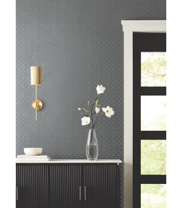 DF3338 - Uptown Glam Charcoal Wallpaper-Decadence 2